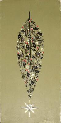 Yılbaşı (Yeniyıl) Temalı Açılır Kapak Yaldızlı Kartpostal KRT16079 - 1