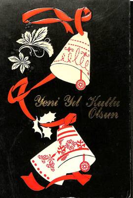 Yılbaşı (Yeniyıl) Temalı Açılır Kapak Yaldızlı Kartpostal KRT16136 - 1