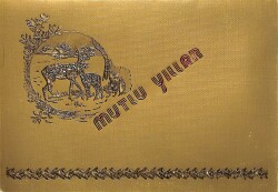 Yılbaşı (Yeniyıl) Temalı Açılır Kapak Yaldızlı Kartpostal KRT16490 - 1