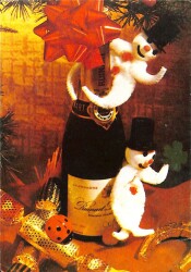 Yılbaşı (Yeniyıl) Temalı Kartpostal KRT11942 - Gökçekoleksiyon