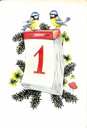 Yılbaşı (Yeniyıl) Temalı Kartpostal KRT11981 - Gökçekoleksiyon