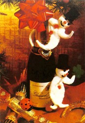 Yılbaşı (Yeniyıl) Temalı Kartpostal KRT11995 - Gökçekoleksiyon