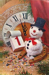 Yılbaşı (Yeniyıl) Temalı Kartpostal KRT12068 - Gökçekoleksiyon