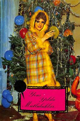 Yılbaşı (Yeniyıl) Temalı Kartpostal KRT12212 - 1