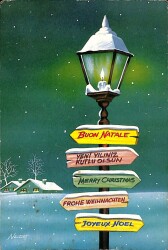 Yılbaşı (Yeniyıl) Temalı Kartpostal KRT12286 - Gökçekoleksiyon