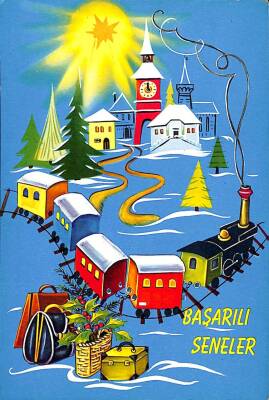 Yılbaşı (Yeniyıl) Temalı Kartpostal KRT12289 - 1