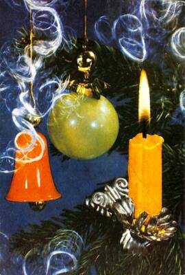 Yılbaşı (Yeniyıl) Temalı Kartpostal KRT12298 - 1