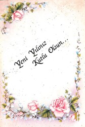 Yılbaşı (Yeniyıl) Temalı Kartpostal KRT12327 - Gökçekoleksiyon