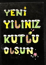 Yılbaşı (Yeniyıl) Temalı Kartpostal KRT12338 - Gökçekoleksiyon