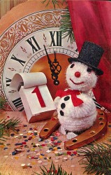 Yılbaşı (Yeniyıl) Temalı Kartpostal KRT12357 - Gökçekoleksiyon