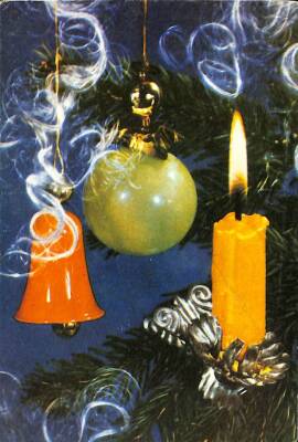 Yılbaşı (Yeniyıl) Temalı Kartpostal KRT12423 - 1