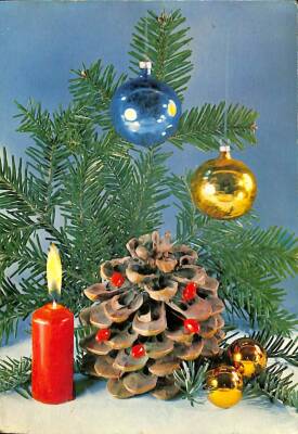 Yılbaşı (Yeniyıl) Temalı Kartpostal KRT12452 - 1