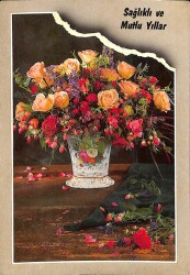 Yılbaşı (Yeniyıl) Temalı Kartpostal KRT12453 - Gökçekoleksiyon