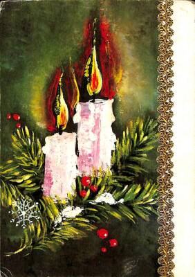 Yılbaşı (Yeniyıl) Temalı Kartpostal KRT12471 - 1