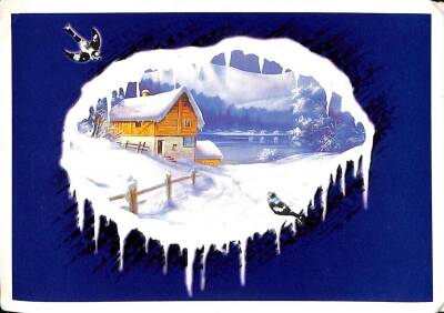 Yılbaşı (Yeniyıl) Temalı Kartpostal KRT12472 - 1