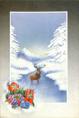 Yılbaşı (Yeniyıl) Temalı Kartpostal KRT12477 - 1