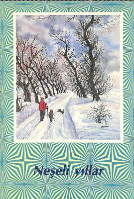 Yılbaşı (Yeniyıl) Temalı Kartpostal KRT14113 - 1