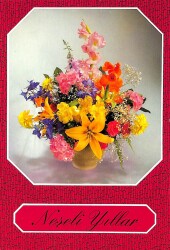 Yılbaşı (Yeniyıl) Temalı Kartpostal KRT14122 - Gökçekoleksiyon