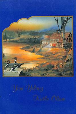 Yılbaşı (Yeniyıl) Temalı Kartpostal KRT14135 - 1