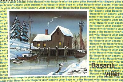 Yılbaşı (Yeniyıl) Temalı Kartpostal KRT14143 - 1