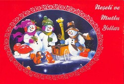 Yılbaşı (Yeniyıl) Temalı Kartpostal KRT14169 - Gökçekoleksiyon