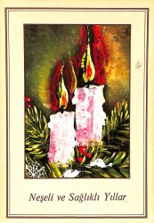 Yılbaşı (Yeniyıl) Temalı Kartpostal KRT14187 - Gökçekoleksiyon