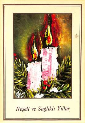 Yılbaşı (Yeniyıl) Temalı Kartpostal KRT14187 - 1
