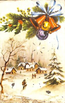 Yılbaşı (Yeniyıl) Temalı Kartpostal KRT14470 - 1