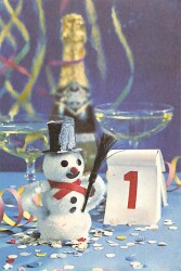 Yılbaşı (Yeniyıl) Temalı Kartpostal KRT14492 - Gökçekoleksiyon