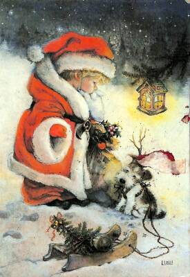 Yılbaşı (Yeniyıl) Temalı Kartpostal KRT14557 - 1