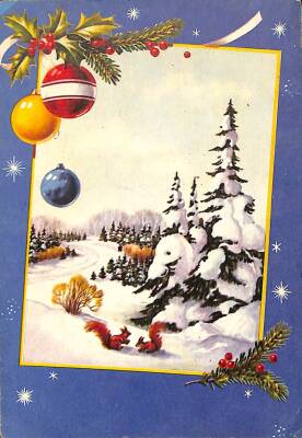 Yılbaşı (Yeniyıl) Temalı Kartpostal KRT14895 - 1
