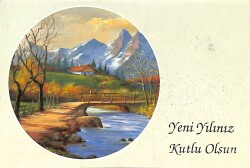 Yılbaşı (Yeniyıl) Temalı Kartpostal KRT15478 - Gökçekoleksiyon