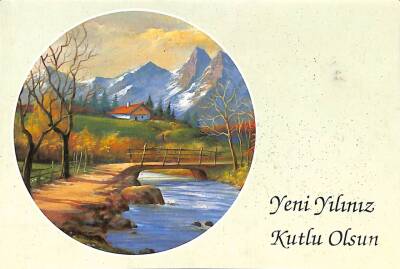 Yılbaşı (Yeniyıl) Temalı Kartpostal KRT15478 - 1