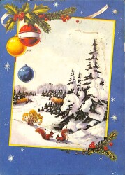 Yılbaşı (Yeniyıl) Temalı Kartpostal KRT15599 - Gökçekoleksiyon