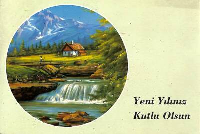 Yılbaşı (Yeniyıl) Temalı Kartpostal KRT15755 - 1