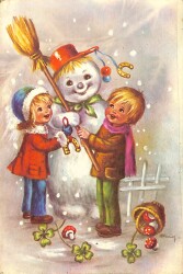 Yılbaşı (Yeniyıl) Temalı Kartpostal KRT15782 - Gökçekoleksiyon