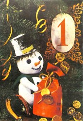 Yılbaşı (Yeniyıl) Temalı Kartpostal KRT15816 - Gökçekoleksiyon