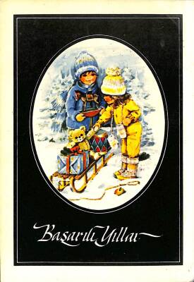 Yılbaşı (Yeniyıl) Temalı Kartpostal KRT15873 - 1
