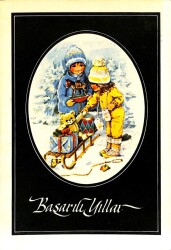Yılbaşı (Yeniyıl) Temalı Kartpostal KRT15897 - 1