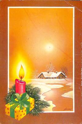 Yılbaşı (Yeniyıl) Temalı Kartpostal KRT15969 - 1