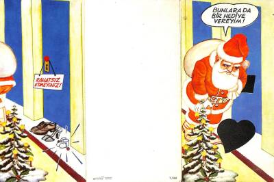 Yılbaşı (Yeniyıl) Temalı Kartpostal KRT16125 - 2