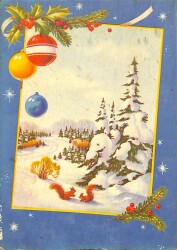 Yılbaşı (Yeniyıl) Temalı Kartpostal KRT16131 - 1