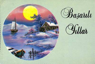 Yılbaşı (Yeniyıl) Temalı Kartpostal KRT16391 - 1