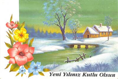 Yılbaşı (Yeniyıl) Temalı Kartpostal KRT16501 - 1