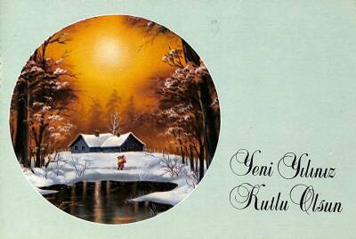 Yılbaşı (Yeniyıl) Temalı Kartpostal KRT16502 - 1