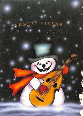 Yılbaşı (Yeniyıl) Temalı Kartpostal KRT16945 - 1