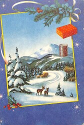 Yılbaşı (Yeniyıl) Temalı Kartpostal KRT17248 - Gökçekoleksiyon