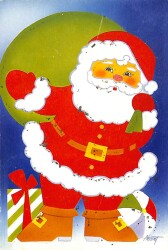 Yılbaşı (Yeniyıl) Temalı Simli Kartpostal KRT14559 - Gökçekoleksiyon