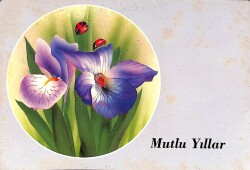 Yılbaşı (Yeniyıl) Temalı Tebrik Kartı Kartpostal KRT11895 - Gökçekoleksiyon