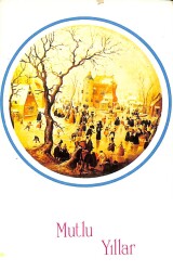 Yılbaşı (Yeniyıl) Temalı Tebrik Kartı Kartpostal KRT11896 - Gökçekoleksiyon